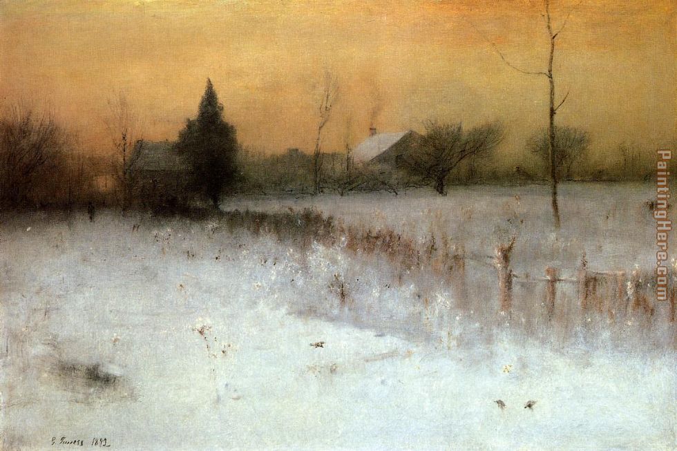 Home at Montclair painting - George Inness Home at Montclair art painting